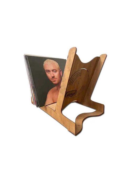 Органайзер для вінілових платівок Woodcraft з дерева