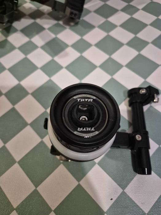 Tilta Mini Follow Focus Lens Zoom Control para Câmaras DSLR Mirrorless, Pocket Follow Focus com A/B Hard Stops
