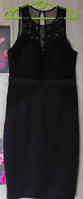Little Mistress sukienka czarna midi 40