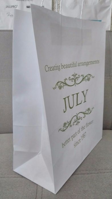 Бумажные крафт-пакеты с лого от 100шт