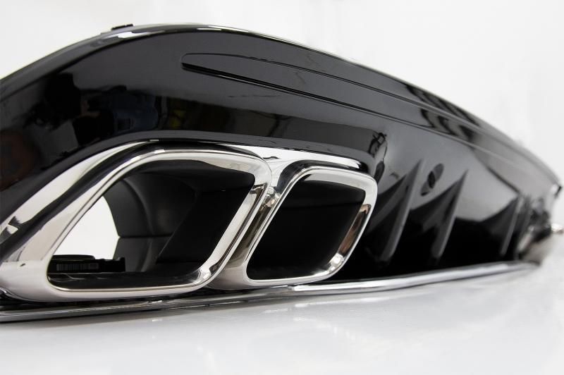 Difusor com Ponteiras Mercedes C W205 (2014 a 2021) Look 63