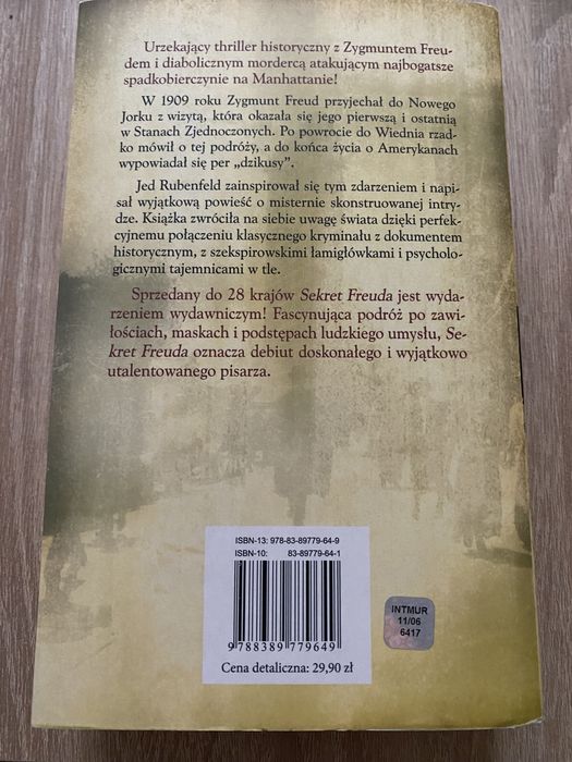 Thriller „Sekret Freuda”