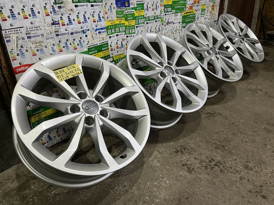 DL312 оригінал литі диски audi r18 5/112 7,5j et39 ауді vw skoda