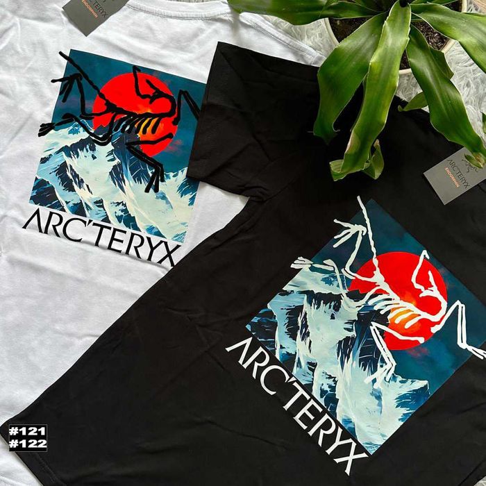 Cotton 100% | Новая футболка ARCTERYX SunSet | Артерикс Биг Лого Принт