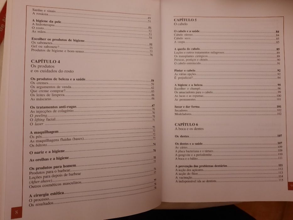 Livro Beleza e cuidados pessoais