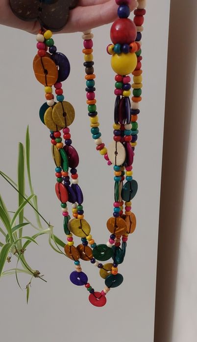 "WYPRZEDAŻ" Piękny naszyjnik etniczny