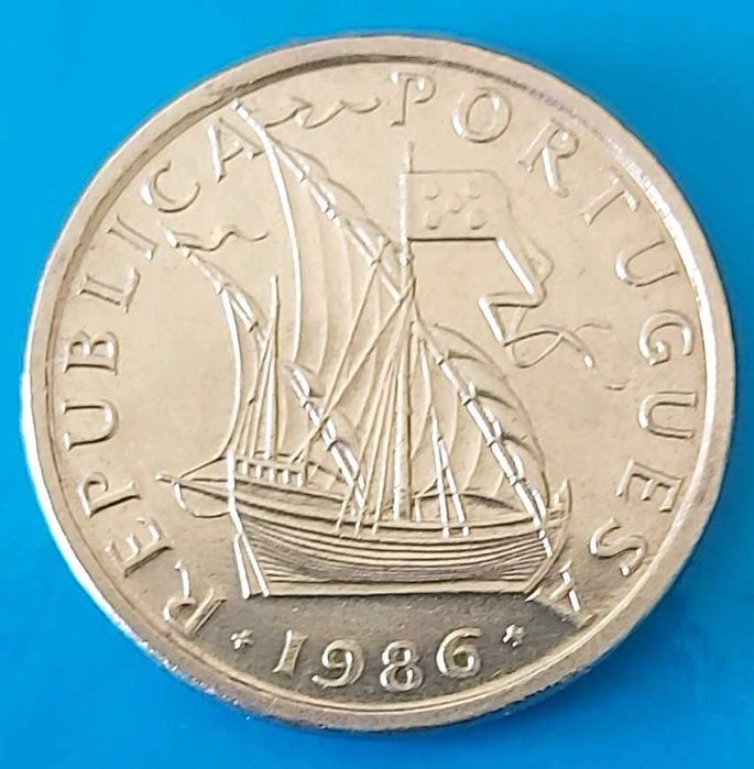 5$00 de 1986 Republica Portuguesa
