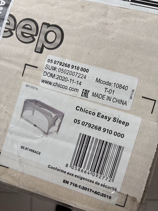 Cama de viagem / Parque Chicco Easy Sleep
