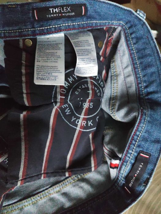 Джинсы Tommy Hilfiger jeans USA w34 stretch blue.
