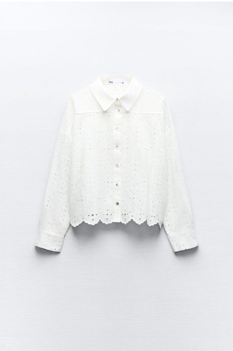 Сорочка з прошви Zara р.S i M
