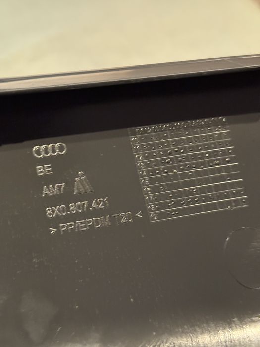 Difusor parachoques traseiro original Audi A1 8x NOVO