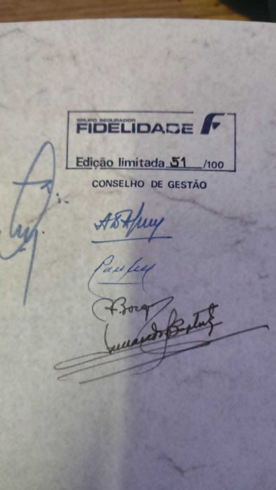 Livro raro Grupo Segurador Fidelidade - 150 anos de História - 1835 a 1985