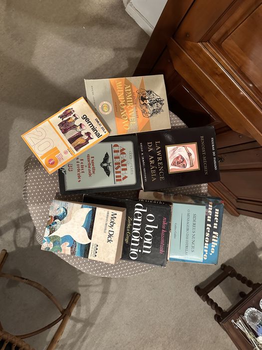 Livros antigos vários (ver títulos na descrição)