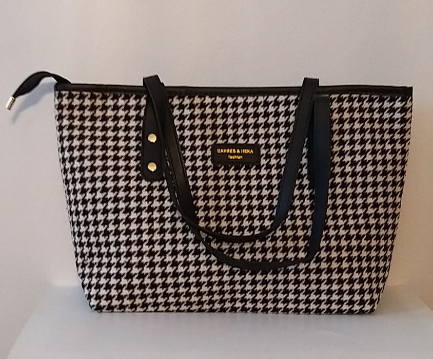 Nowa torba/ shopperka w pepitkę