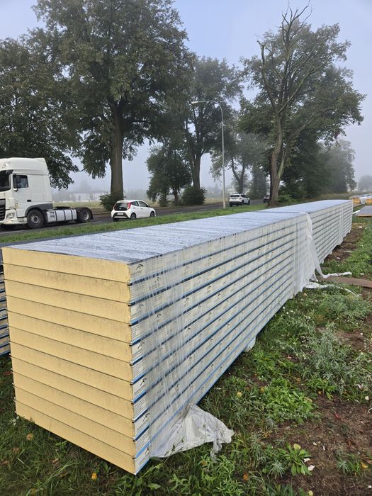 Płyta warstwowa 100mm drewnopodobna 13m NOWA