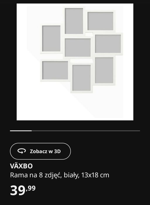 Ikea Ramka na zdjęcia