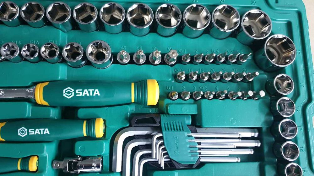 Conjunto de Ferramentas de 180 peças de 1/4”, 3/8”, 1/2”