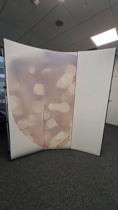 Ścianka reklamowa zakrzywiona