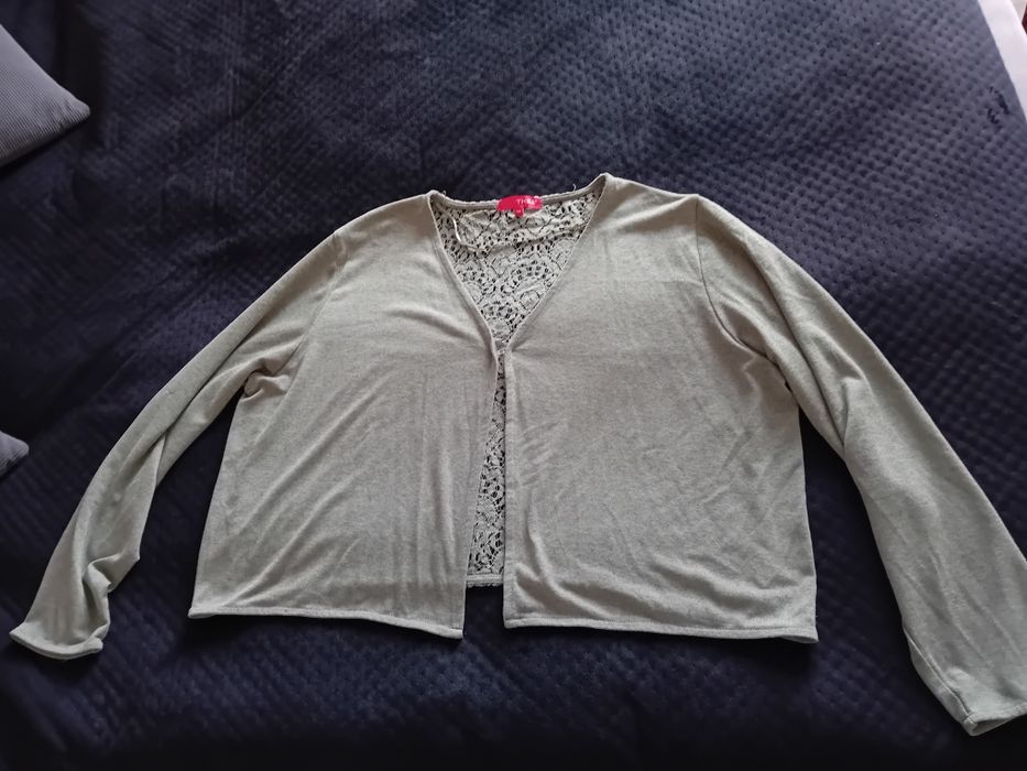 Zielony sweterek, bolerko 50/52/54