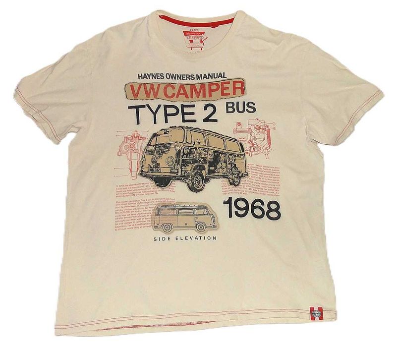 VW Volkswagen - Ogórek CAMPER - Oryginalny T-shirt NEXT - Rozmiar XXL