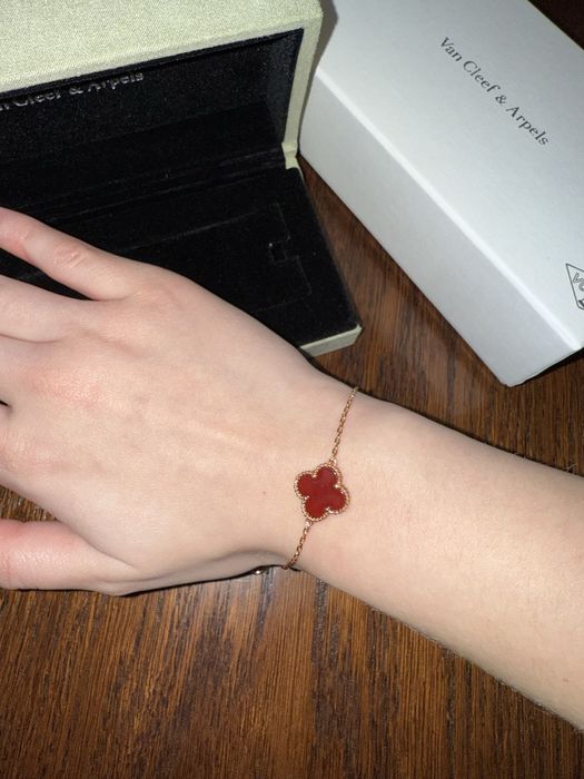 Браслет Ван кліф срібло 925