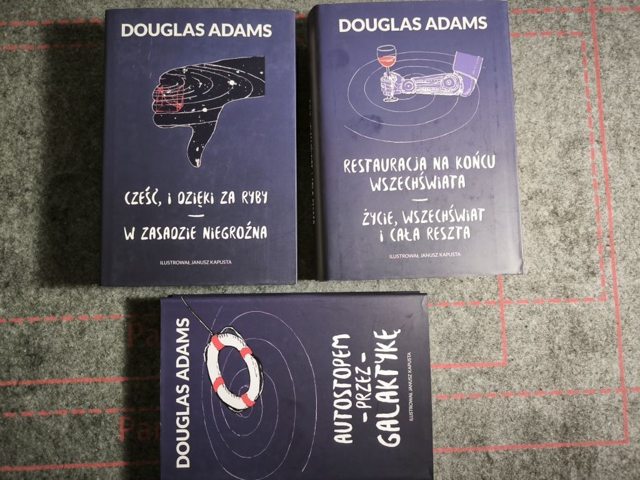 Douglas Adams - Trylogia Autostopem przez galaktykę - jak nowa
