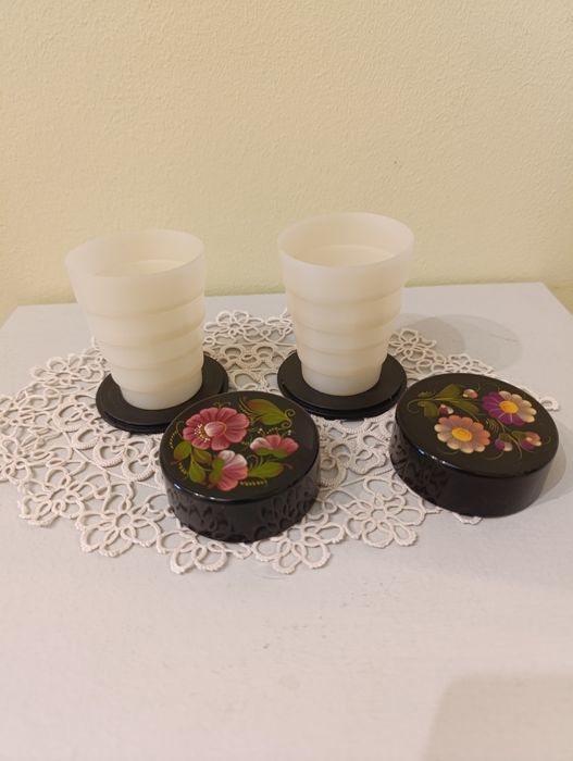 Składane kubeczki podróżne, czasy PRL- u