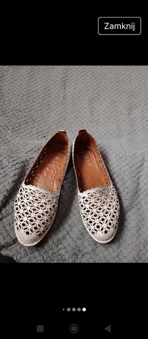 Buty damskie baleriny. Venezia. 39