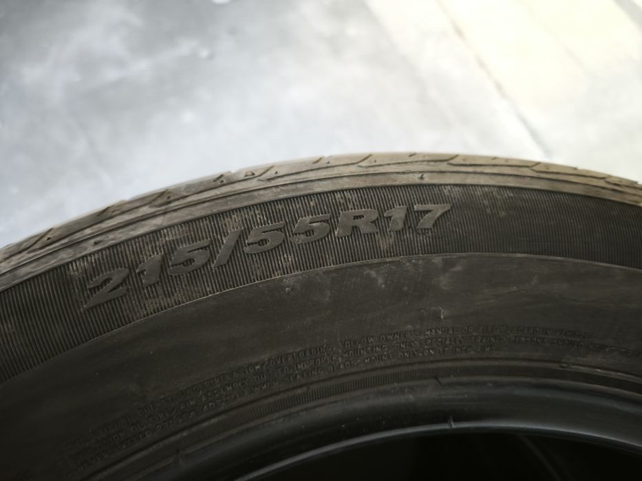 Sprzedam 4 opony nexen 215 x 55 x 17