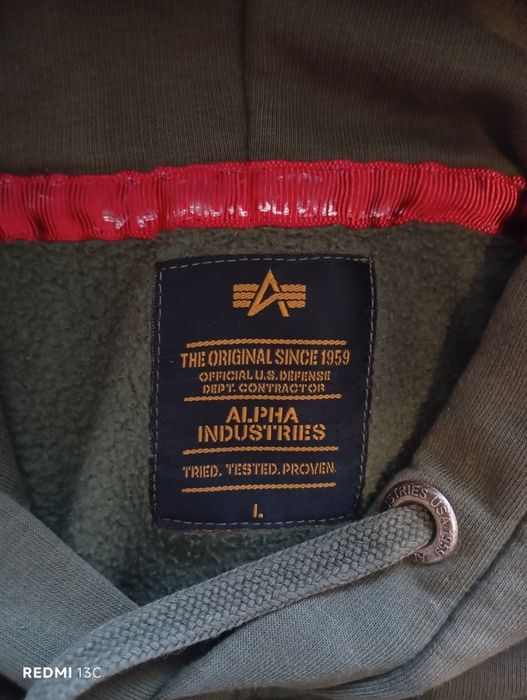 Кофта Alpha Industries оригінал