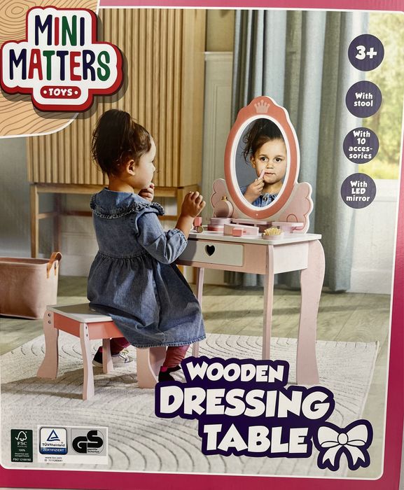 Дитяча дерев’яна туалетка трюмо minimatters