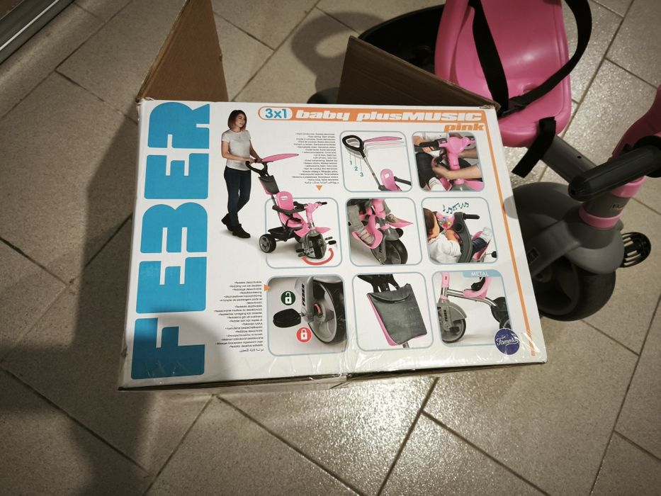 Triciclo Feber 3 em 1
