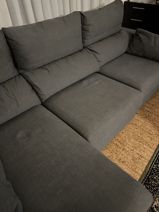 Sofá cama 3 lugares c/ arrumação