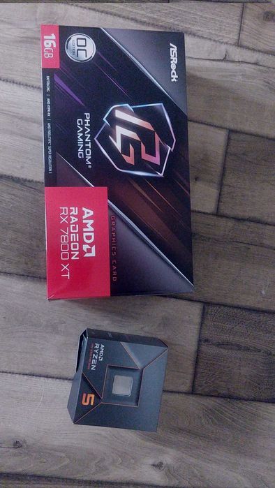 Procesor AMD Ryzen 5 7600 + Chłodzenie + Pudełko - Pierwszy właściciel, nie kręcony.