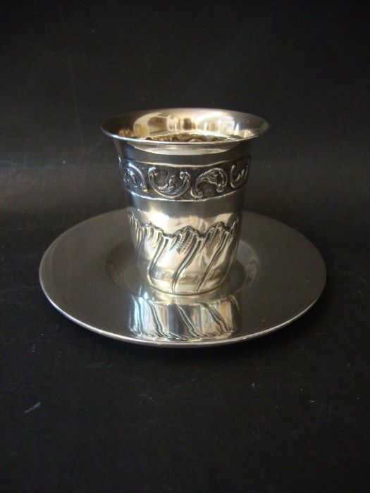 Copo antigo em prata portuguesa