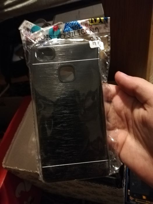 Etui do Huawei P9 Lite metalowe czarne