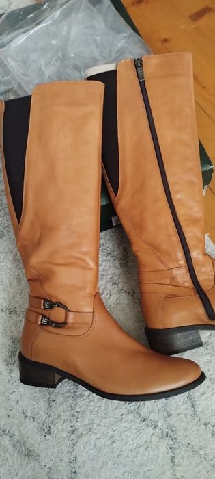 Oficerki skórzane rozm.38