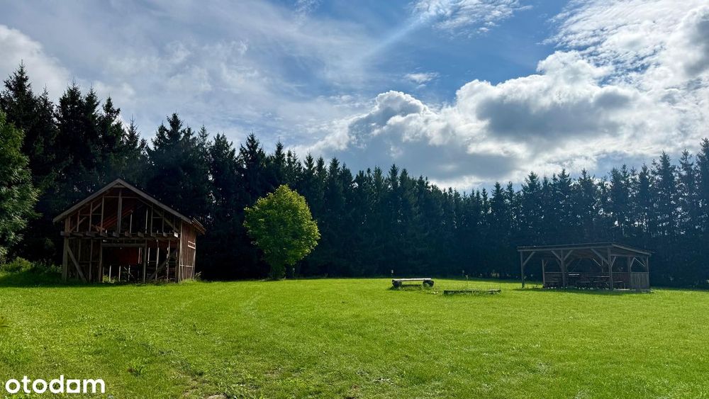 Dom z duszą nad jeziorem + działka inwestycyjna | Leleszki.