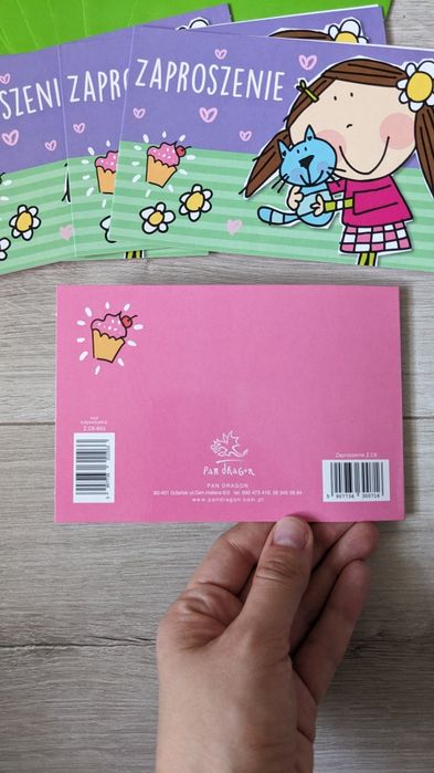 Zaproszenia na urodziny imprezę dla dzieci dziewczynki  przyjęcie