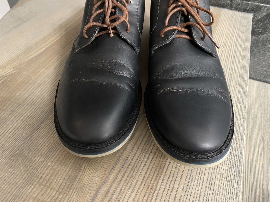 Clarks чоловічі туфлі з натуральної шкіри. Дербі шкіряні