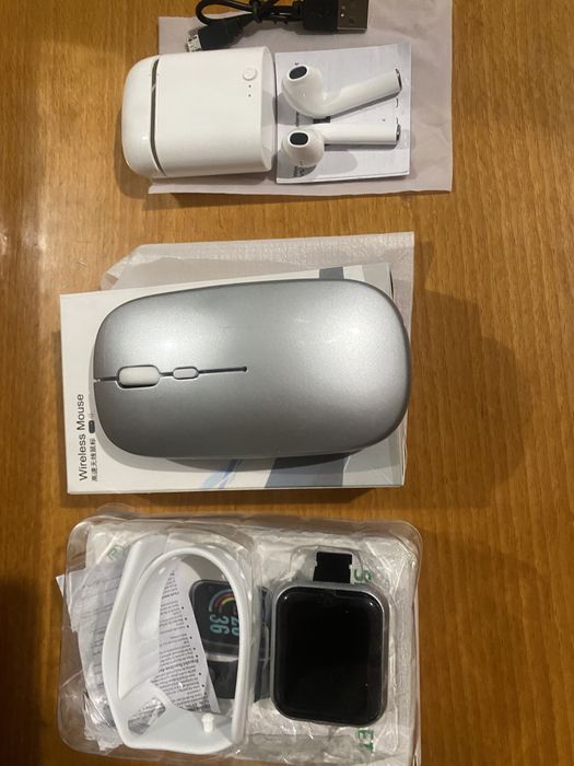 Навушники/ мишка / годинник