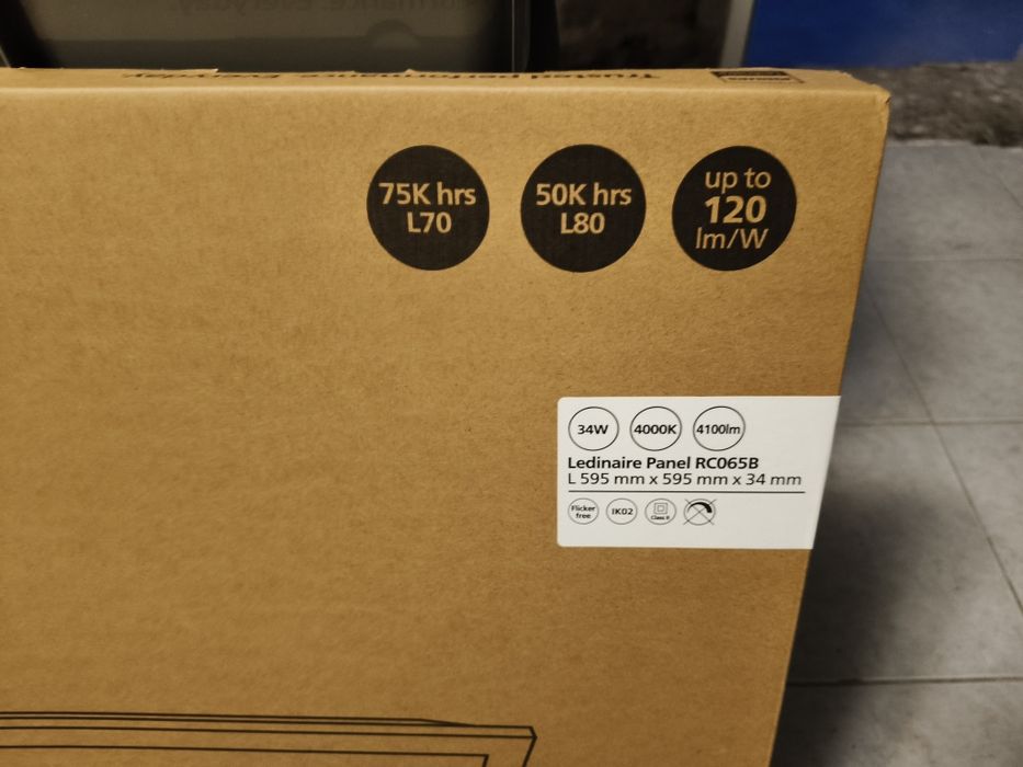 Panel LED 34W 4000K 4 sztuki