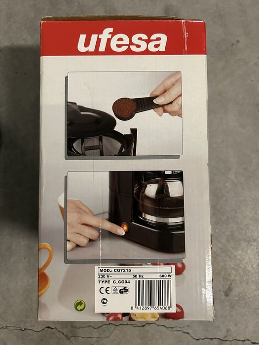 Máquina de café de saco - Ufesa Arial 20 - NOVO
