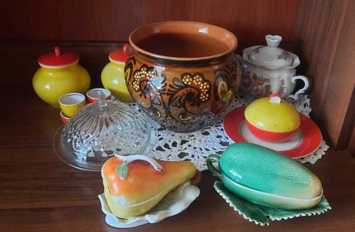 Чашки кобальт, Рюмки. Стаканы.СССР.Посуда.Склянки.Чарки.Глек