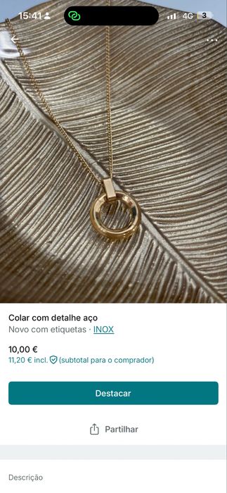 Joaos em aço inoxidavel