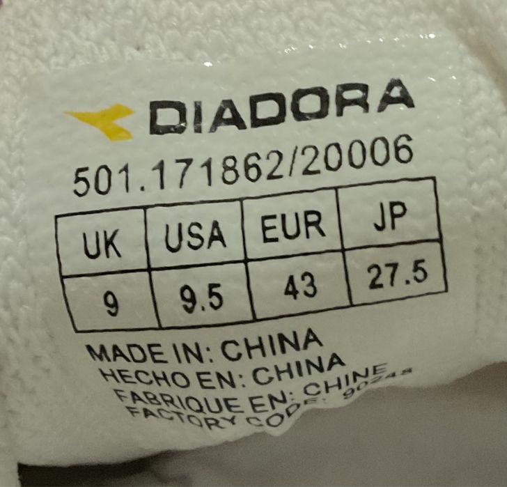 Sapatilhas diadora