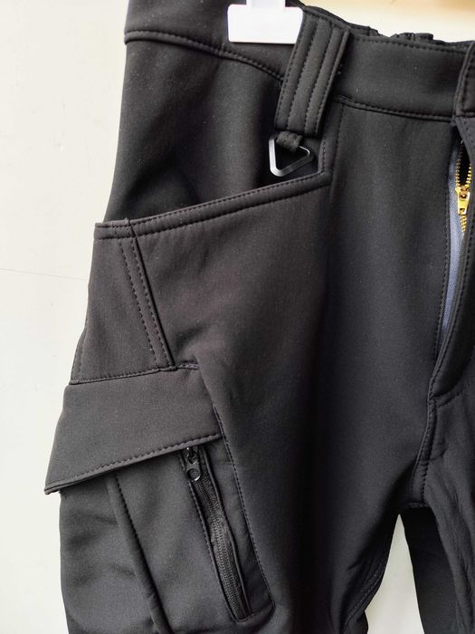 Штаны утеплённые мужские на флисе 46р