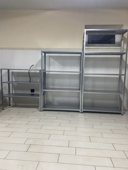 Стелаж полки полиці в гараж в магазин на склад Підвал комора закрутки
