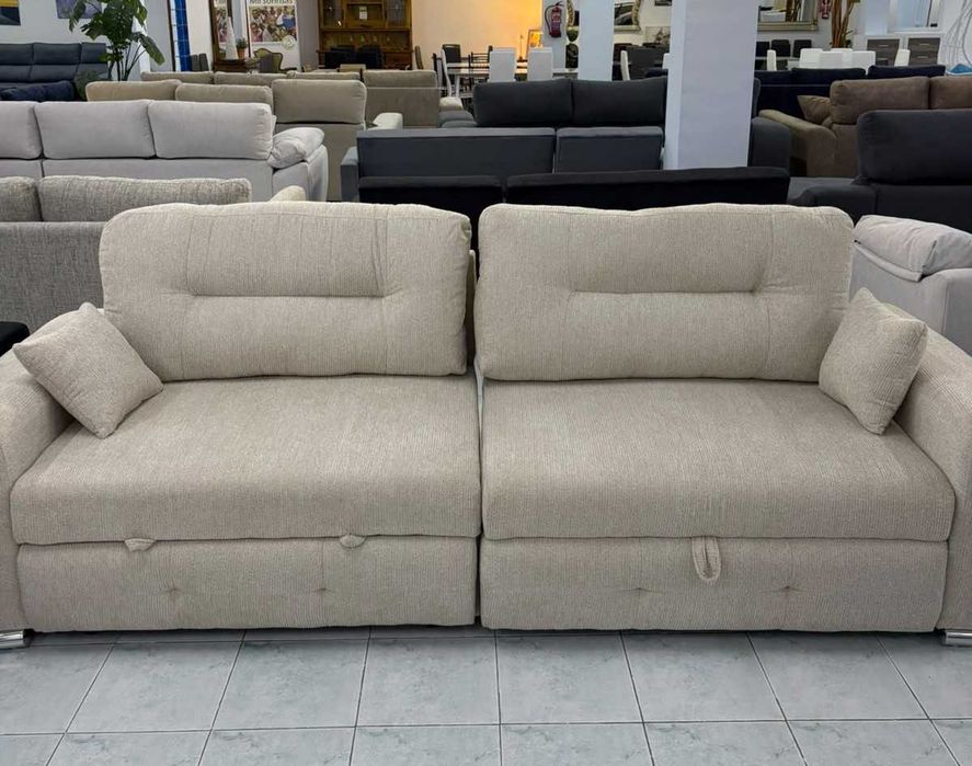 Novo Sofá com Chaise Longue e Espaço de Arrumação + Portes por 697€