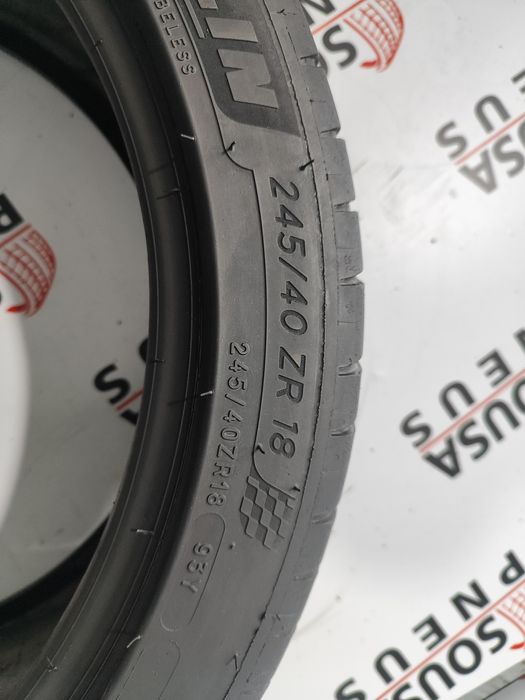 2 pneus semi novos 245-40ZR18 Michelin - Oferta dos Portes 150 Euros